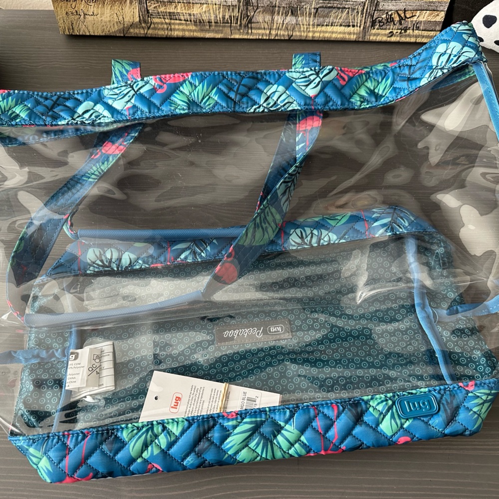 Lug Peekaboo Tote - Flamingo Blue